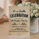 Suche nach double birthday party einladungen Doppelfeier