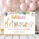Recherche de pink safari anniversaire invitations Animaux de la jungle