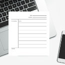 Recherche de feuille d blocsnotes Prise de note