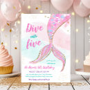 Recherche de pink mermaid invitations D'anniversaire de mermaid