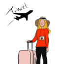Recherche de voyageur vœux cartes Avion