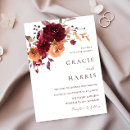 Recherche de rouge orange mariage invitations Floral