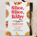Recherche de tranche pizza invitations Baby