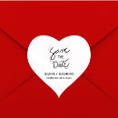 Recherche de coeurs stylisés autocollants Enregistrer la date