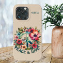 Recherche de signes de paix iphone coques Vintage
