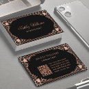 Recherche de romantique mini cartes visite Noir