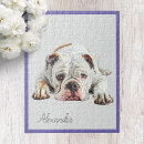 Recherche de le bouledogue puzzles Mignon