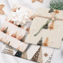 Recherche de hiver papier cadeau Minimaliste