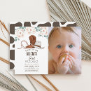 Recherche de western 1ans anniversaire invitations Cowgirl