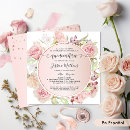 Recherche de quinceanera espagnol invitations Rose pâle