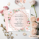 Recherche de quinceanera espagnol invitations Rose pâle