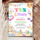 Recherche de amusement au soleil invitations Girl