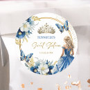 Recherche de gold princess autocollants Bleu royal