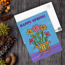 Recherche de happy spring cartes postales Coloré
