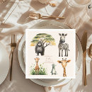 Recherche de safari serviettes Fête d'anniversaire
