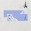 Suche nach paris mini visitenkarten France