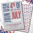 Recherche de drapeau américain patriotique invitations Fête de l'indépendance