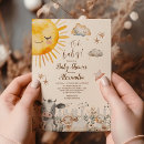 Recherche de farm baby shower invitations Boho