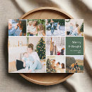Recherche de collage de noël cartes Vert