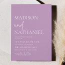 Recherche de elegant purple mariage invitations Pour eux