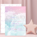 Recherche de ciel de kawaii invitations Girl