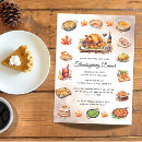 Recherche de watercolor thanksgiving invitations Dîner d'action de grâces