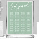 Recherche de mariage plans tables Typographie