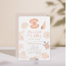 Recherche de pearl baby shower invitations Sous la mer