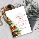 Suche nach weihnachtsbaum einladungen Aquarellbaum