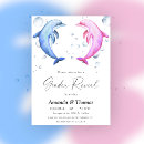 Recherche de dauphin bleu invitations Baby