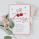 Recherche de cerises invitations Aquarelle