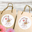 Recherche de verres de vin autocollants Parti