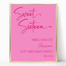 Suche nach 16 geburtstag party poster Willkommensschild