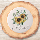 Suche nach sonnenblumen buttons Bridesmaid