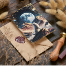 Recherche de lune loup cartes postales Créature