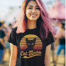 Suche nach silhouette der schwarzen katze tshirts Für sie