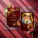 Recherche de sunflower wedding save the dates Couple