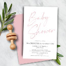 Recherche de pastel pink baby shower fille invitations Bébé