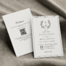 Recherche de noir et blanc mariage invitations De classique