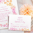 Suche nach rosa weiße hochzeit einladungen Handschriftlich