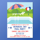 Recherche de memorial day party invitations Moderne