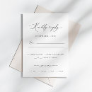 Recherche de minimalist mariage cartons réponses Pour eux