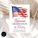 Recherche de juillet invitations Drapeau américain