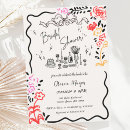 Suche nach hand gezeichnete blumen einladungen Skurril