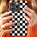 Suche nach schwarz weißes muster iphone hüllen Gingham