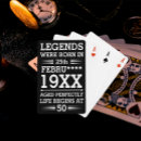 Suche nach 70 geburtstag spielkarten 30 40 50 60