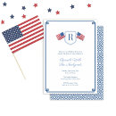 Suche nach usa hochzeits einladungen Rot weiß und blau