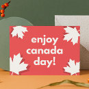 Recherche de feuille érable cartes postales Fête du canada