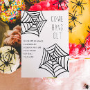 Recherche de spider web halloween invitations Noir et blanc