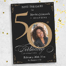Suche nach 50 geburtstag save the date Typografie